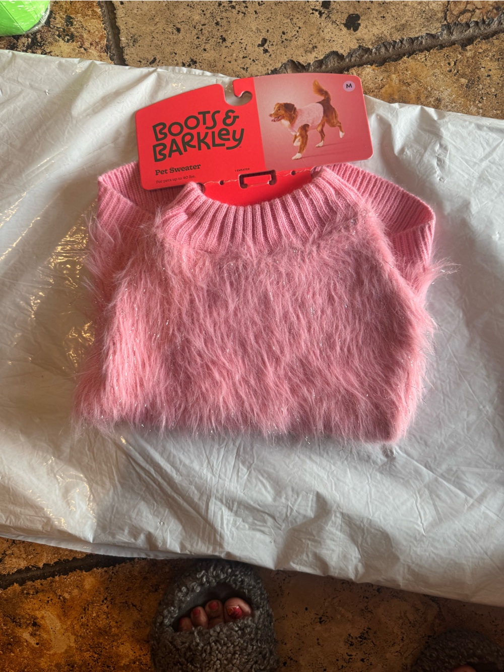 a new day Pink Fuzzy Kids Hat